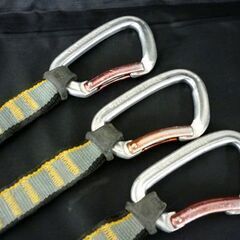 ☆Black Diamond クイックドロー 3本セット ヌンチャク スリング長23cm×2本 16cm×1本 PETZL ブラックダイヤモンド ぺツル クライミング 札幌 北20条店の画像