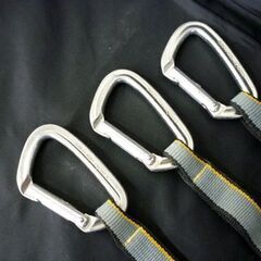 ☆Black Diamond クイックドロー 3本セット ヌンチャク スリング長23cm×2本 16cm×1本 PETZL ブラックダイヤモンド ぺツル クライミング 札幌 北20条店の画像