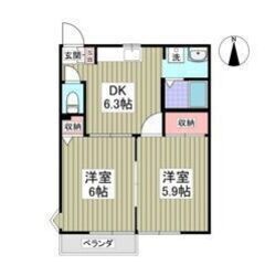 💛💚初期費用8万円パック＆フリーレント1ヶ月付き💚💛ペット可🐱🐶...