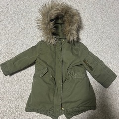 カーキモッズコート　90