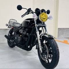 ゼファー400 カワサキ 黒豆Z2カスタム レストア車 車検2年付/整備済み/タの画像