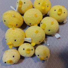 ぴよだまり　ぬいぐるみ　ループ付き