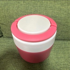 美品  どんぶり型ランチジャー  ピンクの画像