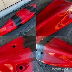フィッシングカヤック　セット（魚探、タモ、ドーリーなど）の画像