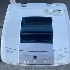 ★動作〇★ 清掃済 洗濯機 Haier JW-K60M 6kg 2016年製 W570xD530xH990mm 全自動電気洗濯機の画像