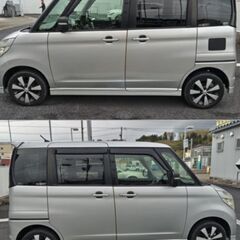 【4駆パレット T 4WDターボ】後席左右電動パワースライドドア★エンジンスターター★シートヒーター★ETCの画像