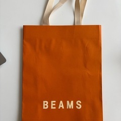 ★BEAMS ショップ袋 オレンジ★