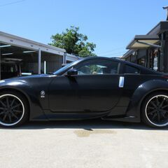 日産　フェアレディＺ　ベースグレード　ヴェイルサイド３５０Ｚ　Ｖｅｒ．ＩＩＩ　ＭＯＤＥＬ（フロント／サイド／リアエアロ／オーバーフェンダー／Ｒウイング）テイン車高調　ＷＯＲＫ２０ＡＷ　ＥＴＣ　ＴＣＳ　ＨＩＤライトの画像