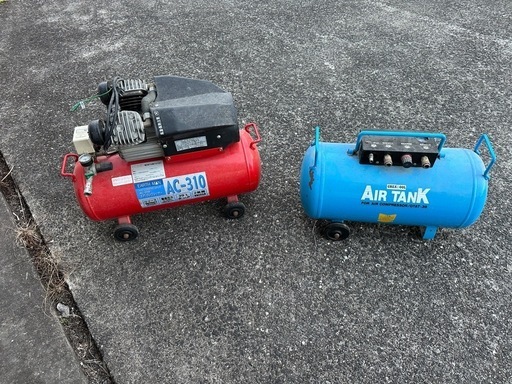 コンプレッサー　サブタンク付き！