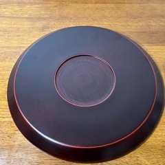 丸盆 鎌倉盛菊 菊 漆器 天然木の画像