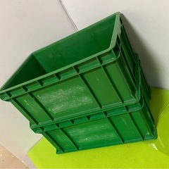 昔の丈夫なBOX(多目的)コンテナ×2個セット