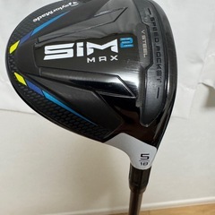 テーラーメイドSIM2MAX5番フェアウェイウッド18°純正Sの画像