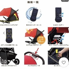 Aprica アップリカ 3輪ベビーカー/バギーの画像