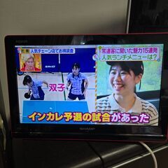19型液晶テレビ（SHARP LC-19K7-P）