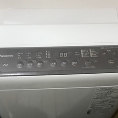 美品【 Panasonic 】パナソニック 洗濯7.0kg 全自...