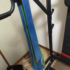 筋トレ  ゴムチューブの画像