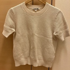 コットンポップコーンクルーセーターの画像