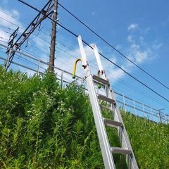 はしご、スライダー、3段梯子