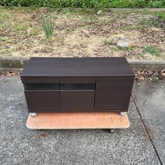 💥福岡市内配送設置対応🌈　ニトリ　テレビ台　ダークブラウンの画像