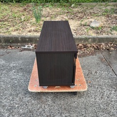 💥福岡市内配送設置対応🌈　ニトリ　テレビ台　ダークブラウンの画像