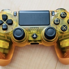 1TBストレージのデスストランディング限定版PS4 Pro、透明オレンジのコントローラー付き。の画像