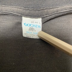 90s JOCKEY ポケットtシャツ ブラック 42-44 Lsizeの画像