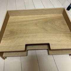 無印良品　木製書類整理トレー