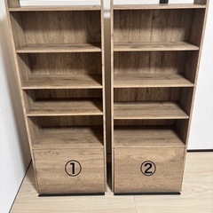 【値下げしました】本棚/収納棚/棚(2つセット/美品)