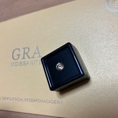 1個 1カラット シャンパンカラー ラウンドカット 合成モアッサ...