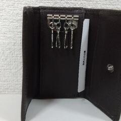 レザー キーケース ブラウン サンプル品