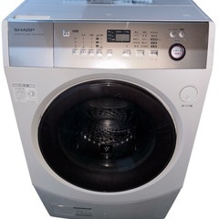 【動作確認済】SHARPドラム式洗濯乾燥機 9kg/6kg　ES...