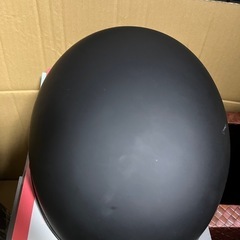 半キャップ　ヘルメット　黒　収納袋付き