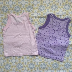 80cm  Disneyタンクトップ 　2点setの画像
