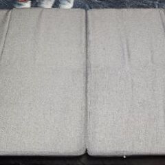 Single sized, folding bed cushions