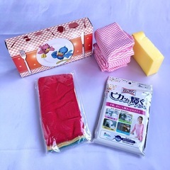 ⭐️【新品未使用】マイクロファイバータオル3色、ピカッと輝くシー...