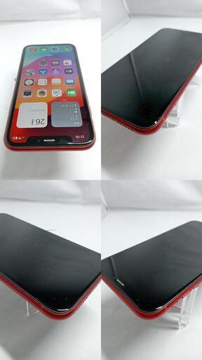 動作確認済！ iPhoneXR A2106 64GB 本体 レッド SIMフリー 背面