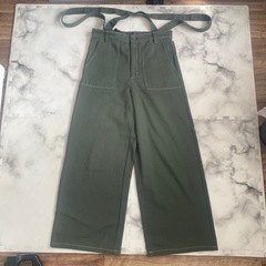 サロペット デニム ワイドの画像