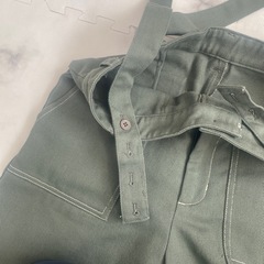 サロペット デニム ワイドの画像