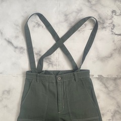 サロペット デニム ワイドの画像