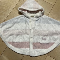 18 　ジェラートピケ　ジェラピケ　　ポンチョ　 