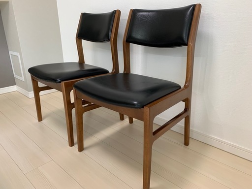 【未使用】カリモク60 ダイニングチェア(2脚) 国産品