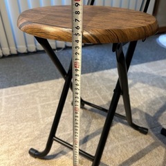 折り畳み椅子　2脚セットの画像