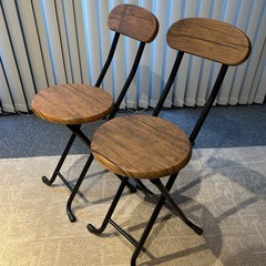 折り畳み椅子 2脚セット