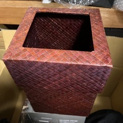 アジアン　バリ　テイスト　オシャレ　ゴミ箱
