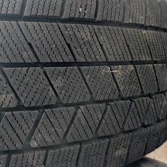 BS BLIZZAK VRX3 215/55R17】スタッドレス　アルミ　4本セット走行3000km 17インチ 22年製 バリ溝の画像