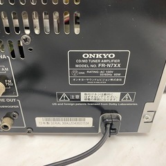 【稼働品】ONKYO オンキョー コンポ FR-N7XX / スピーカー D-N7XX オーディオ機器 リモコン付き の画像