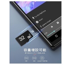 AGPTEK MP3プレーヤー MP4プレーヤー 4インチHD大画面 黒の画像