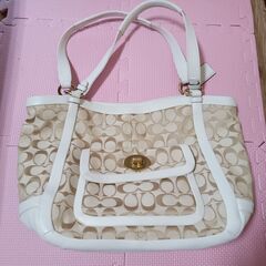 Coach ロゴパターン ハンドバッグ
