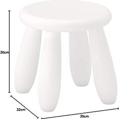 イケアの超定番 子供用椅子 マンムット 2個セットの画像