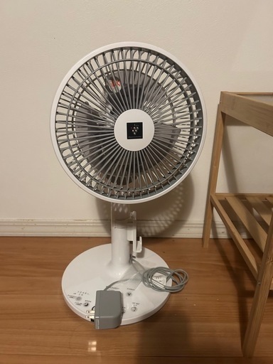 シャープ 扇風機 リビングファン DCタイプ サーキュレーター機能 プラズマクラスター 7000 スタンダード 静音 ホワイト PJ-L2DS